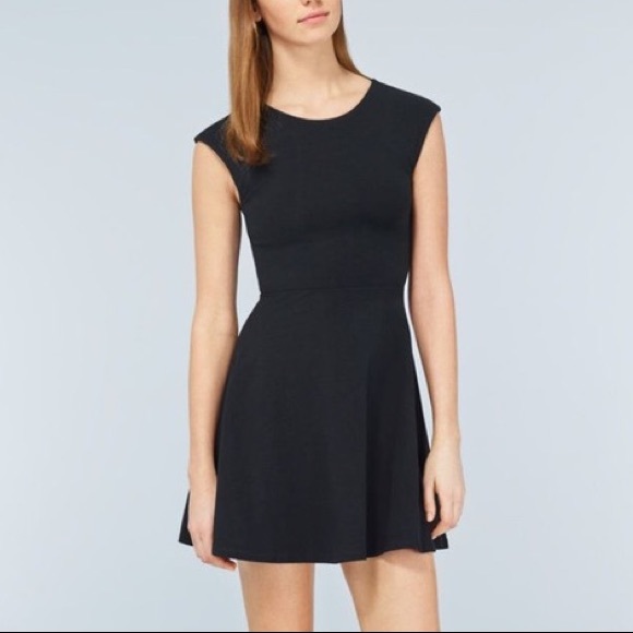 Aritzia Talula Palmetto Black Skater Dress - Picture 1 of 6